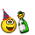SmileyOpeningChampagne
